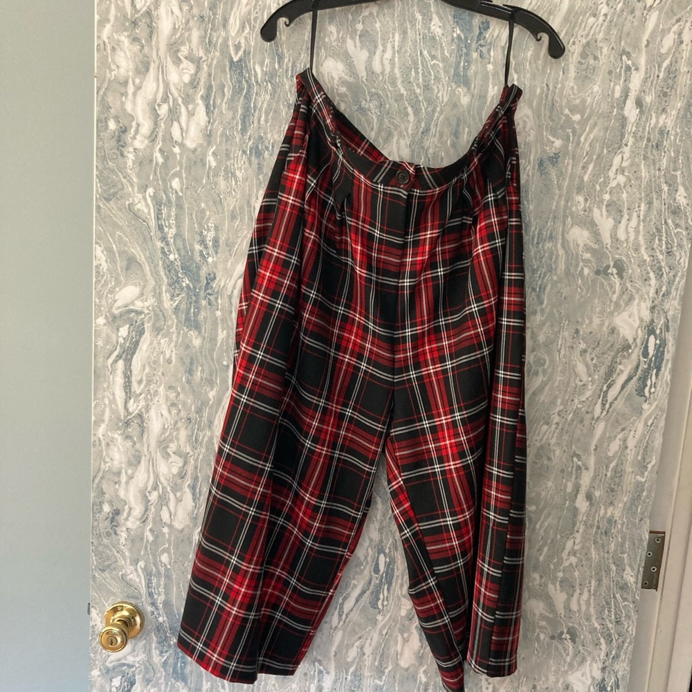 Unique Vintage Hell Bunny Plaid Pants